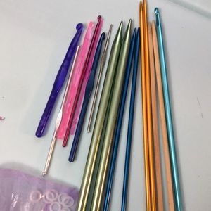Knitting needles and crochet hooks